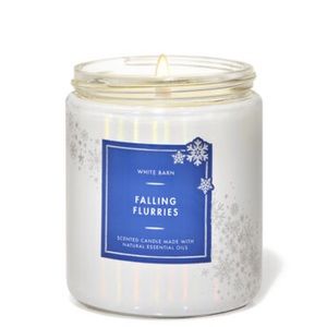Bath & Body Works FALLING FLURRIES SINGLE WICK CANDLE 7 oz / 198 g